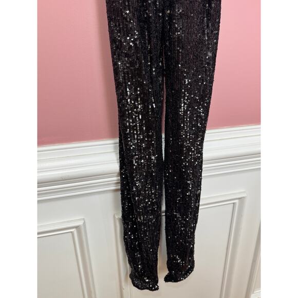 Show Me Your Mumu Kitty Catsuit in Midnight Glitz Black Size Small - Picture 4 of 8